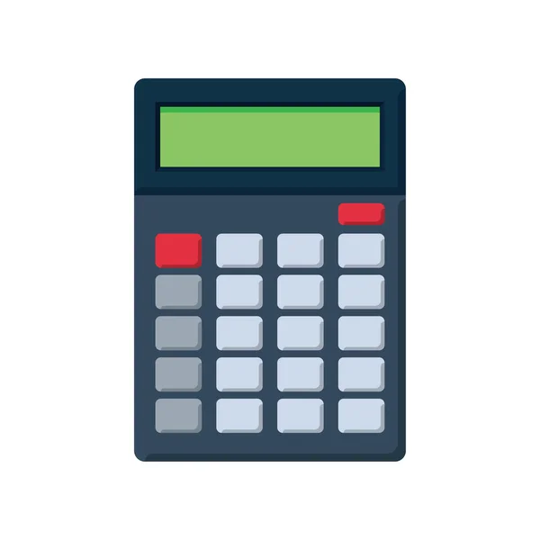 Плоская иконка калькулятора . — стоковый вектор