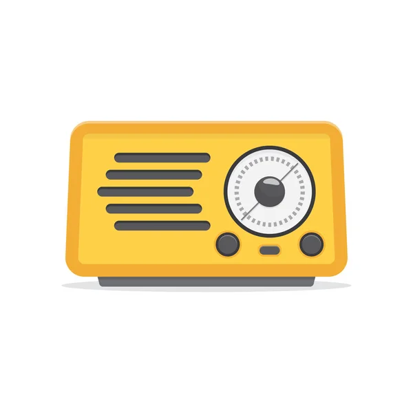 Retro radio receiver — Stock Vector