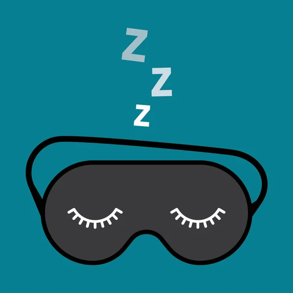 Accesorio nocturno para dormir — Vector de stock