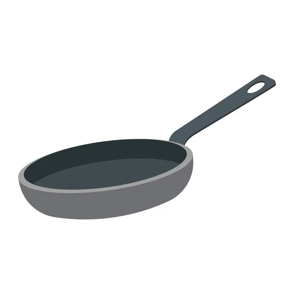 Frying pan vector illustration — Stock Vector
