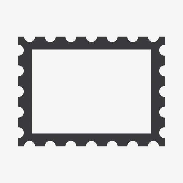 Vektorová ilustrace ikony poštovní známky — Stockový vektor