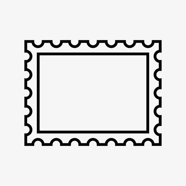 Poštovní známka ikona — Stockový vektor