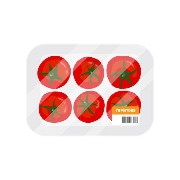 Червоні помідори ізольовані — стоковий вектор