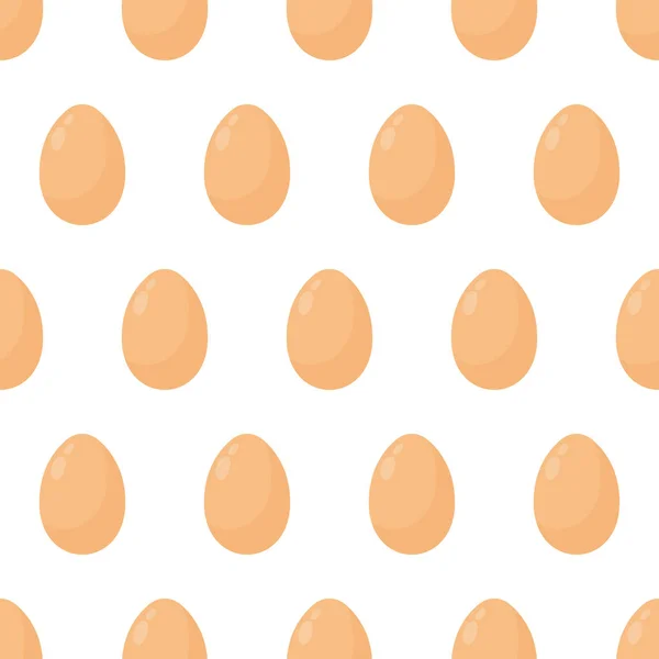 Eier nahtlose Muster Hintergrund — Stockvektor