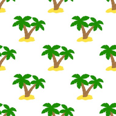 Yeşil avuç içi ile desen