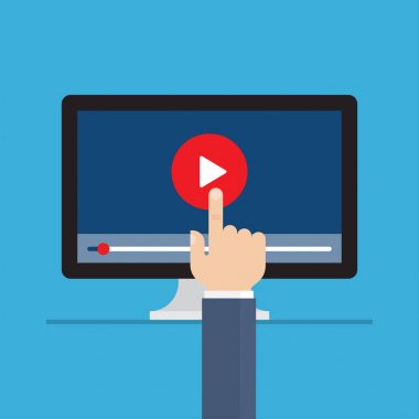 Medya online video kavramı.