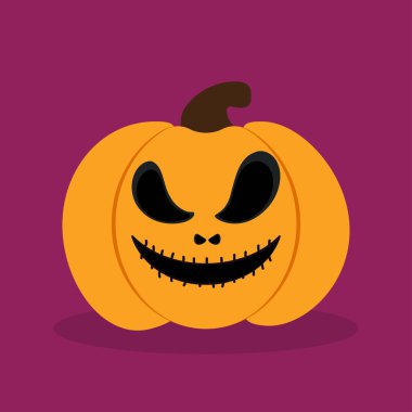 Turuncu halloween balkabağı