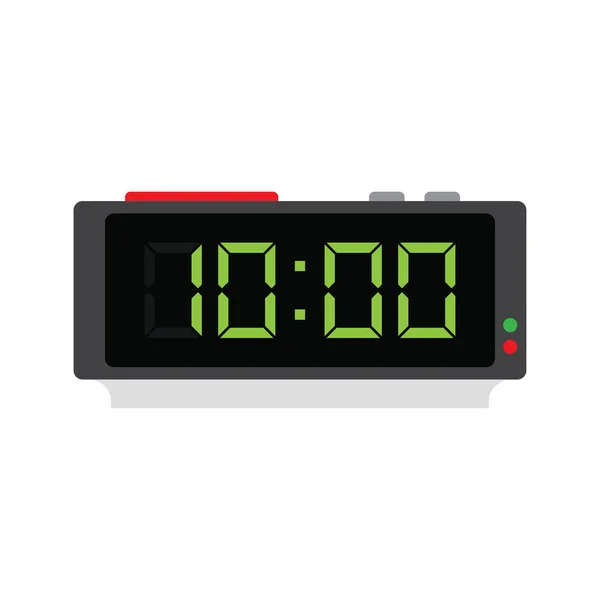 Icono de despertador electrónico — Vector de stock