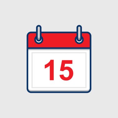 Vektör takvim simgesi