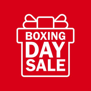 Mutlu gün boks Satılık. Vektör