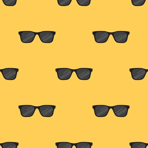 Χωρίς ραφή πρότυπο με γυαλιά ηλίου — Διανυσματικό Αρχείο