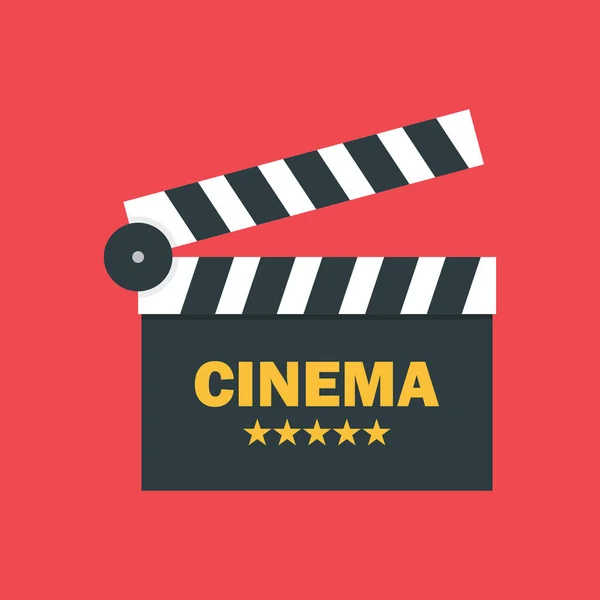 Concetto di tempo cinema e cinema — Vettoriale Stock