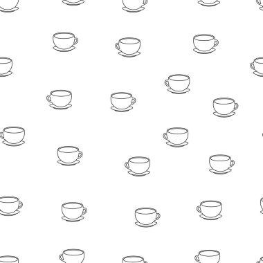 siyah ve beyaz cups ile desen