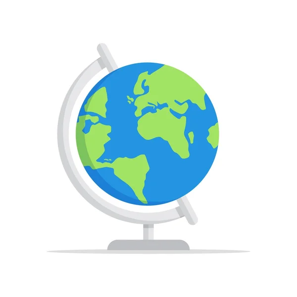 Earth globe icon, vector illustration — Stock Vector