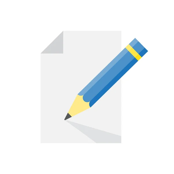 Edit document sign icon. Vector — Διανυσματικό Αρχείο