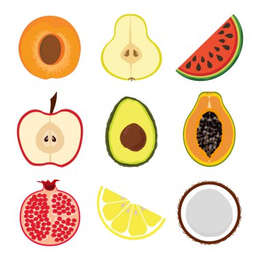 meyve dilimleri ile ayarla