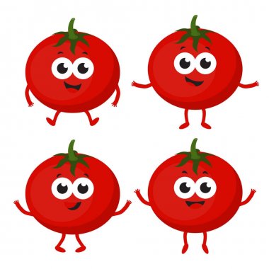 çizgi film domates ile ayarla