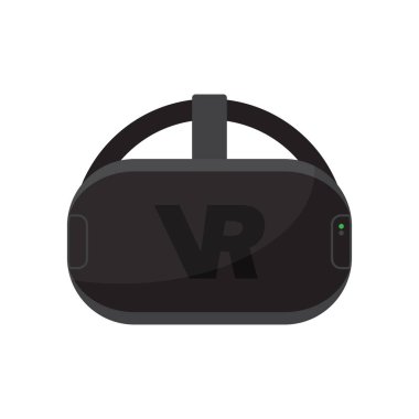 Beyaz arka plan üzerinde izole Vr sanal gerçeklik gözlük.