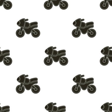 çizgi film Motosiklet ile desen