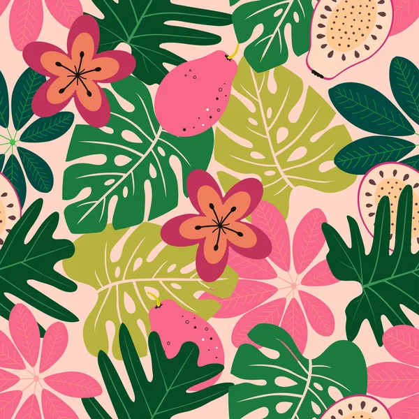 Φρούτα floral μοτίβο — Διανυσματικό Αρχείο