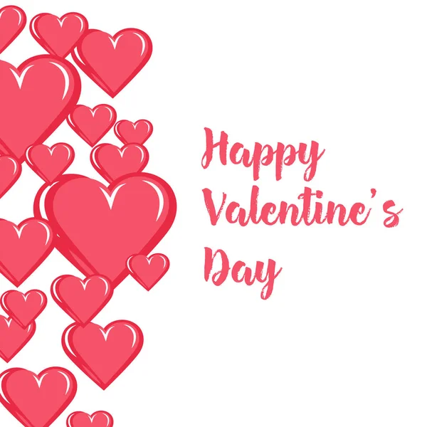 Tarjeta de felicitación día de San Valentín — Vector de stock