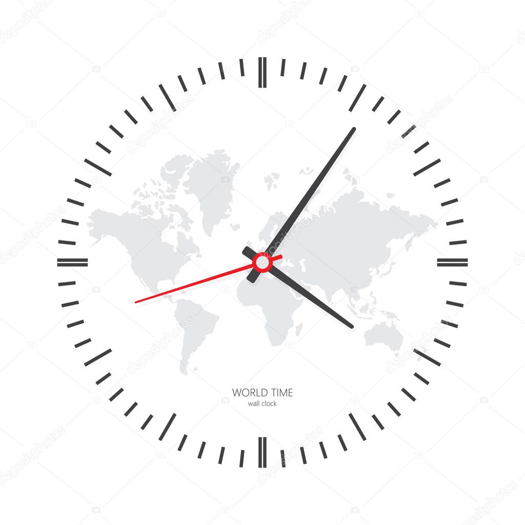 Clock watch icon. vector illustration