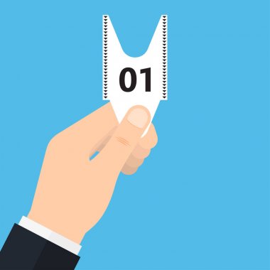 Sayı bilet elinde kuyruk.