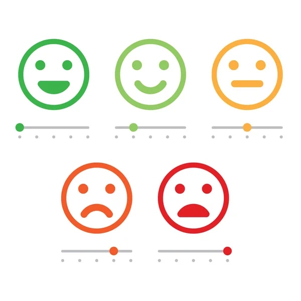 Formulaire de sondage de satisfaction du service à la clientèle. Contrôle de qualité — Image vectorielle