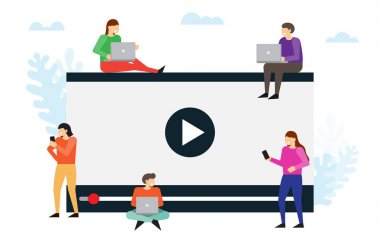 Videoblogs. İnternet üzerinden video izlerken.