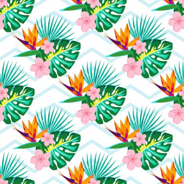 3 şeritli bir arka plan üzerinde çiçekler