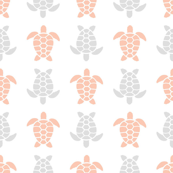 узор с розовыми и серыми черепахами
