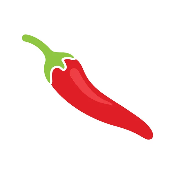 Pimienta de chile rojo — Vector de stock