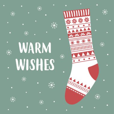 Tatlı kart sıcak dilekleri