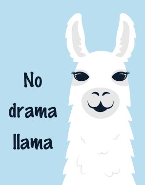 Tatlı lama izole edilmiş