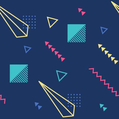 Soyut geometrik dikişsiz desen