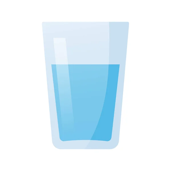 Pictogram waterglas. — Stockvector