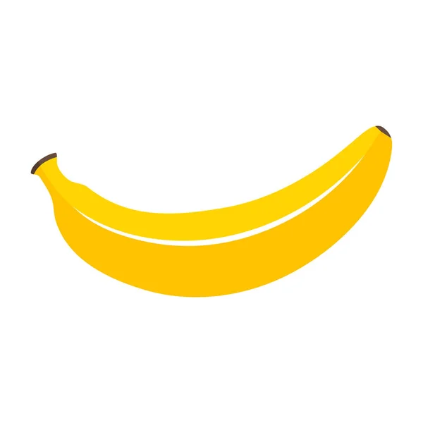 Banana Icono Signo Simple Ilustración Vectorial Aislada Sobre Fondo Blanco — Archivo Imágenes Vectoriales