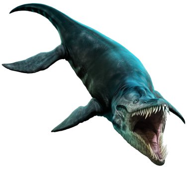 Liopleurodon 3 boyutlu illüstrasyon