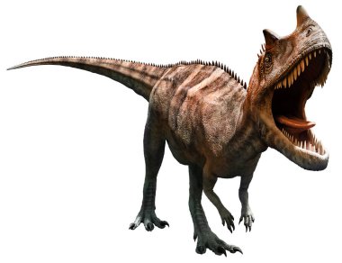 Ceratosaurus 3d çizim