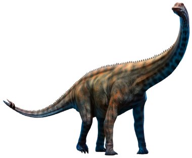 Jurassic dönem 3d çizim üzerinden Spinophorosaurus