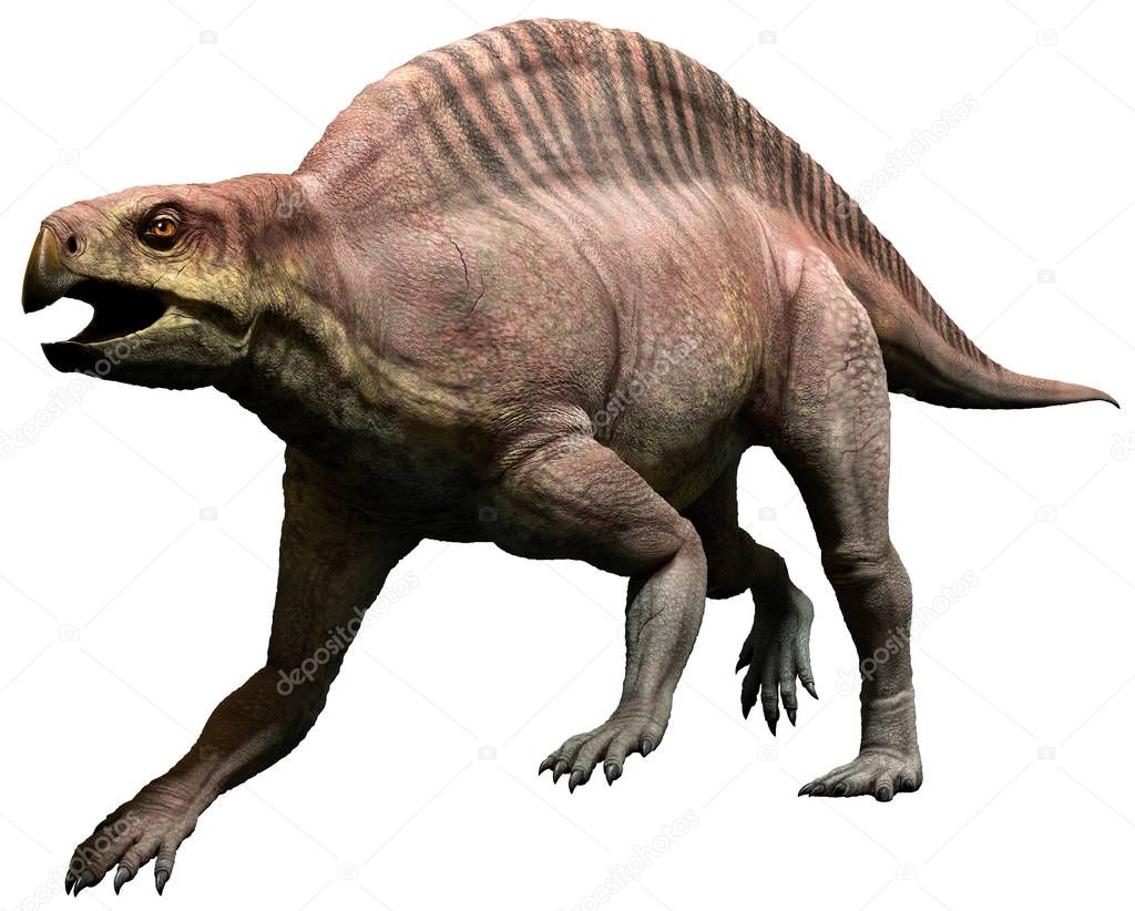 lotosaurus from the Triassic era 3D illustration