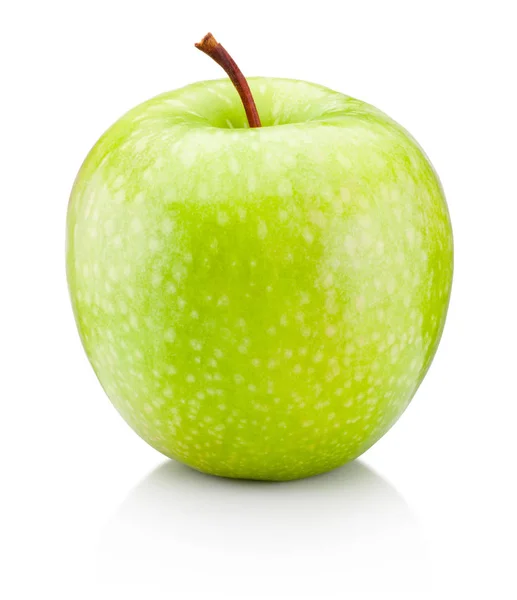 Fresh green apple isolated on a white background — Stock Photo, Image