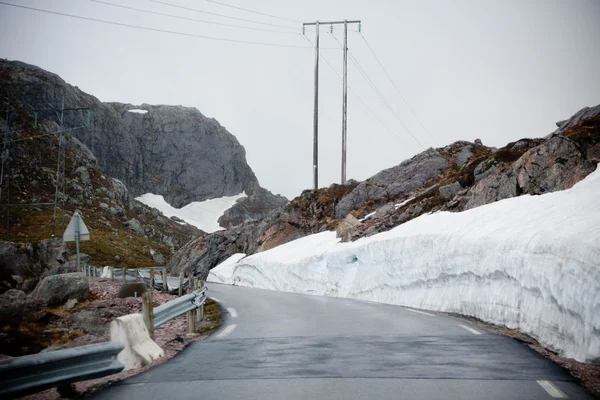 Norsko hory v zimě — Stock fotografie