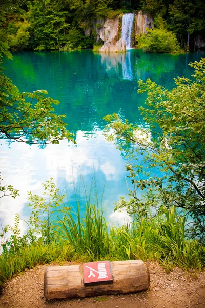Plitvice sjö i Kroatien — Stockfoto
