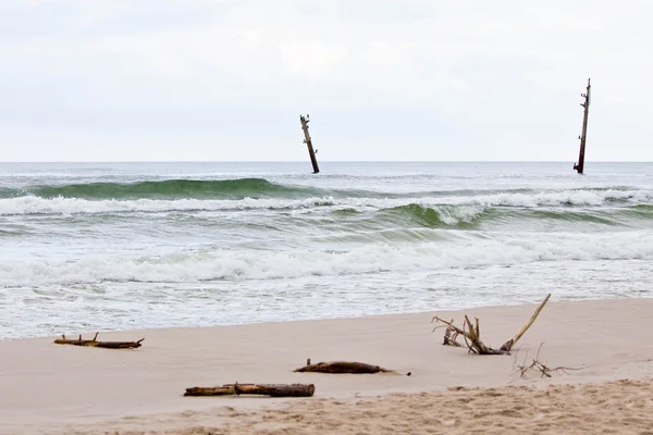 Shipwreck in the Baltic Sea — Stock Photo, Image