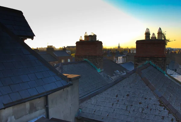 Zobacz dachy w Dublinie — Zdjęcie stockowe