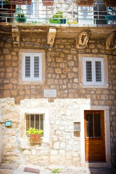 Dubrovnik street in the Old Town — Stock Photo, Image