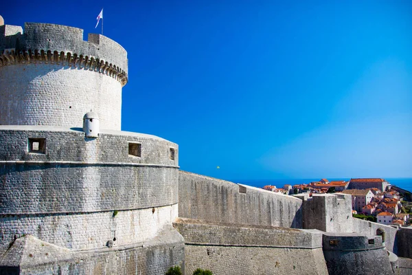 Dubrovnik toren weergave — Stockfoto