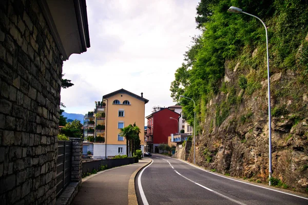 Lugano şehir sokak — Stok fotoğraf