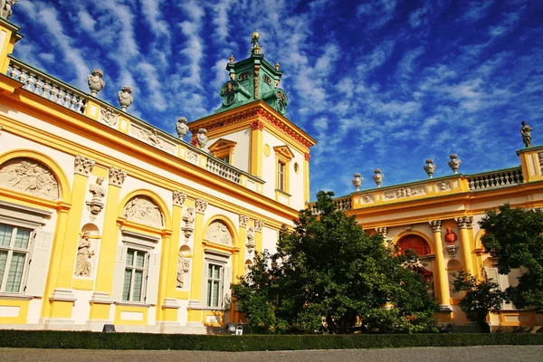 Wilanow-Palast in Warschau, Polen — Stockfoto